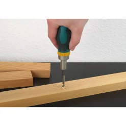 Discount Wolfcraft Mini-Handschraubendreher mit Ratschenfunktion