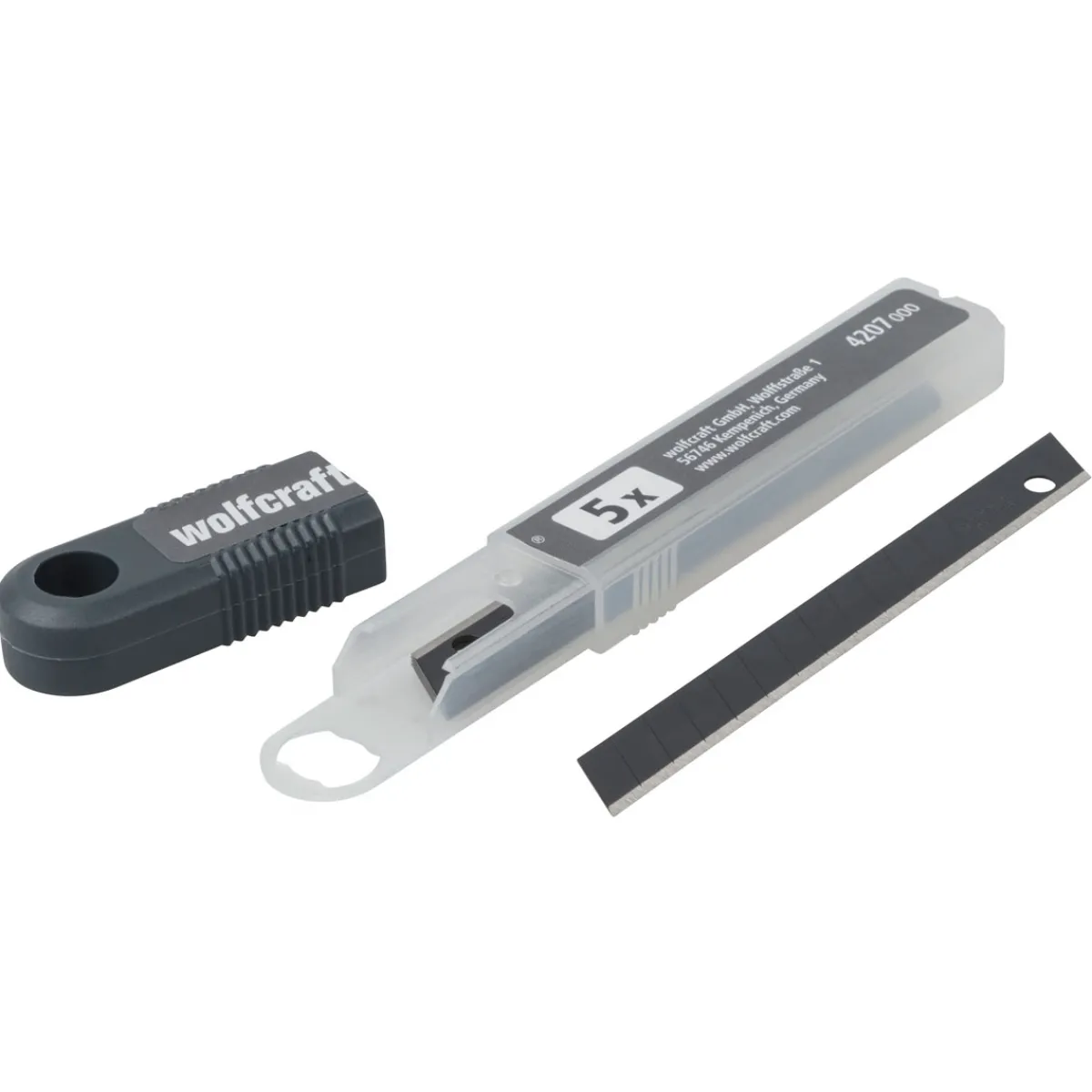 New Wolfcraft 5 Profi-Sharp-Abbrechklingen mm schwarz