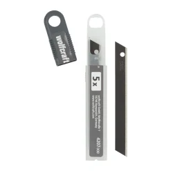 New Wolfcraft 5 Profi-Sharp-Abbrechklingen mm schwarz