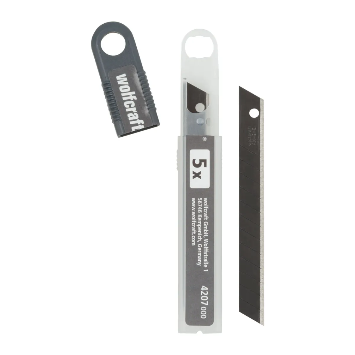 New Wolfcraft 5 Profi-Sharp-Abbrechklingen mm schwarz