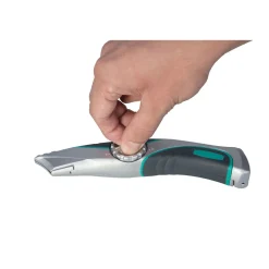 Best Wolfcraft Profi-Trapezklingen-Messer mit Feststehklinge