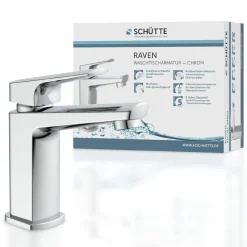 Hot Schütte WT-Armatur Raven chrom Kartusche mitkeram.Dichtungen inkl. Push-Open-Garni.