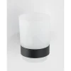 New Wenko Zahnputzbecherhalter Uno Bosio Black mat