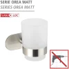 Outlet Wenko Zahnputzbecher Uno Orea MattTurbo-Lock Edelstahl
