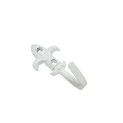 Clearance Gardinia Zierhaken Lilie 5,5 cm weiß