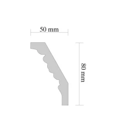 Discount Zierleiste Gracia 2,0 m weiß