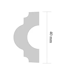 Discount Zierleiste Michelle 1 x 2 m